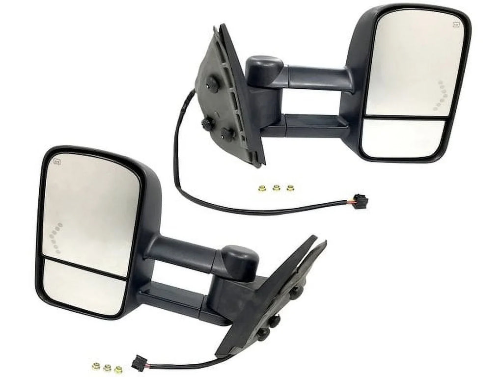 2009 2008 with Chevy HD - 2007 2013 - Mirror Set 2010 2012 Compatible Silverado 2014 2011 3500