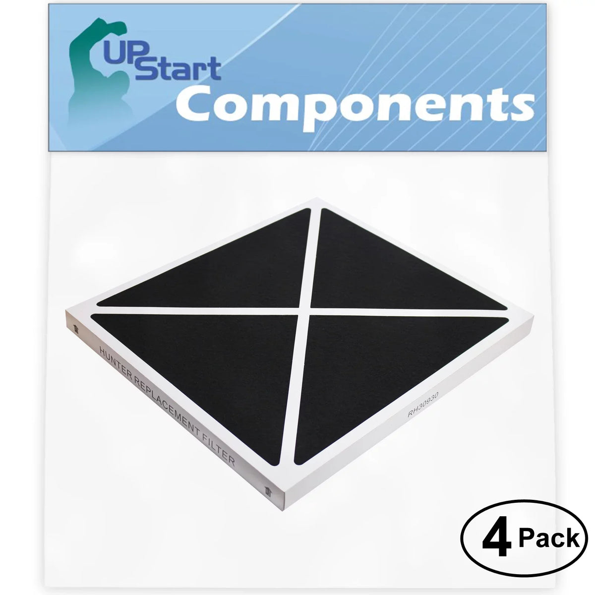 '- Compatible 4-Pack Air Hunter 30250 30930 for Air with Filter Replacement Hunter Filter Purifier