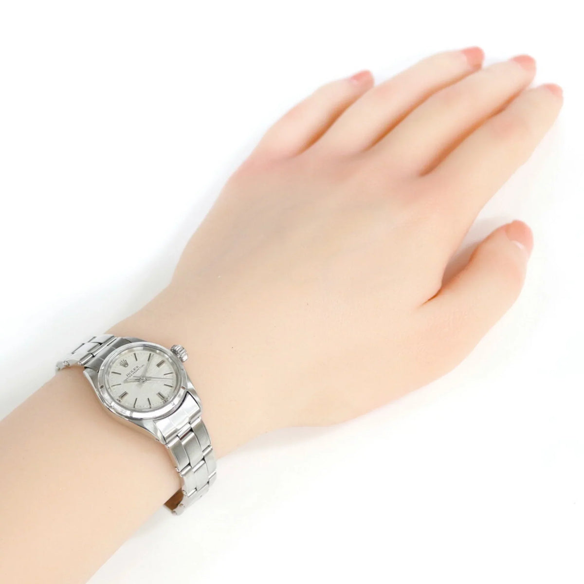 Watch Stainless Rolex Automatic Perpetual Oyster Women's Pre-Owned 6623 ROLEX Winding Steel (Fair)