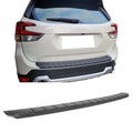 Cover Sill Trunk Rear Bumper Compatible Trim Motorsports Trim Plate Unpainted 5th, Factory Pad Forester Subaru With 2018-2023 Protector PP Style Black Cover Ikon Guard Scratch