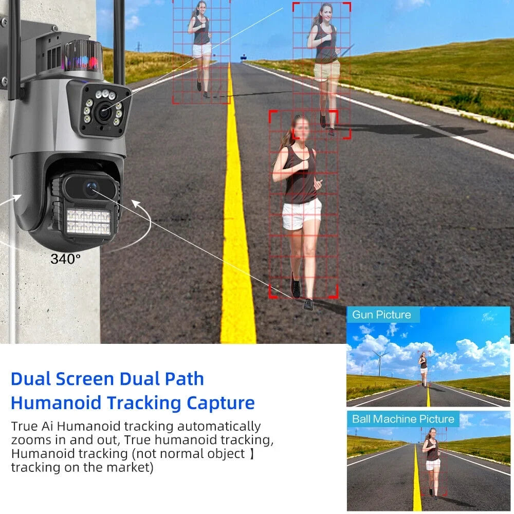 with PTZ Antenna Signal Never a for Moment JLLOM Maximum - Penetration Miss This Camera Enhanced Strength Dual