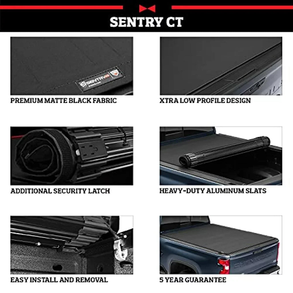 | 1594716 Bed Truck Ct Tonneau Compatible Bed with Maverick Hard 2022 Ford Cover Rolling 4' 6" (54.4") Truxedo | Sentry