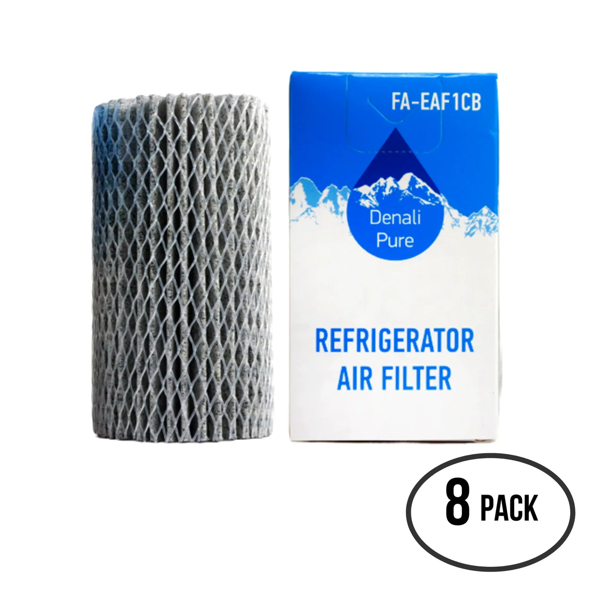 Electrolux 46-9917 Compatible Fridge Filter Refrigerator Air for Electrolux Replacement Air EAF1CB, with Filter 8-Pack DGUS2645LF2 -