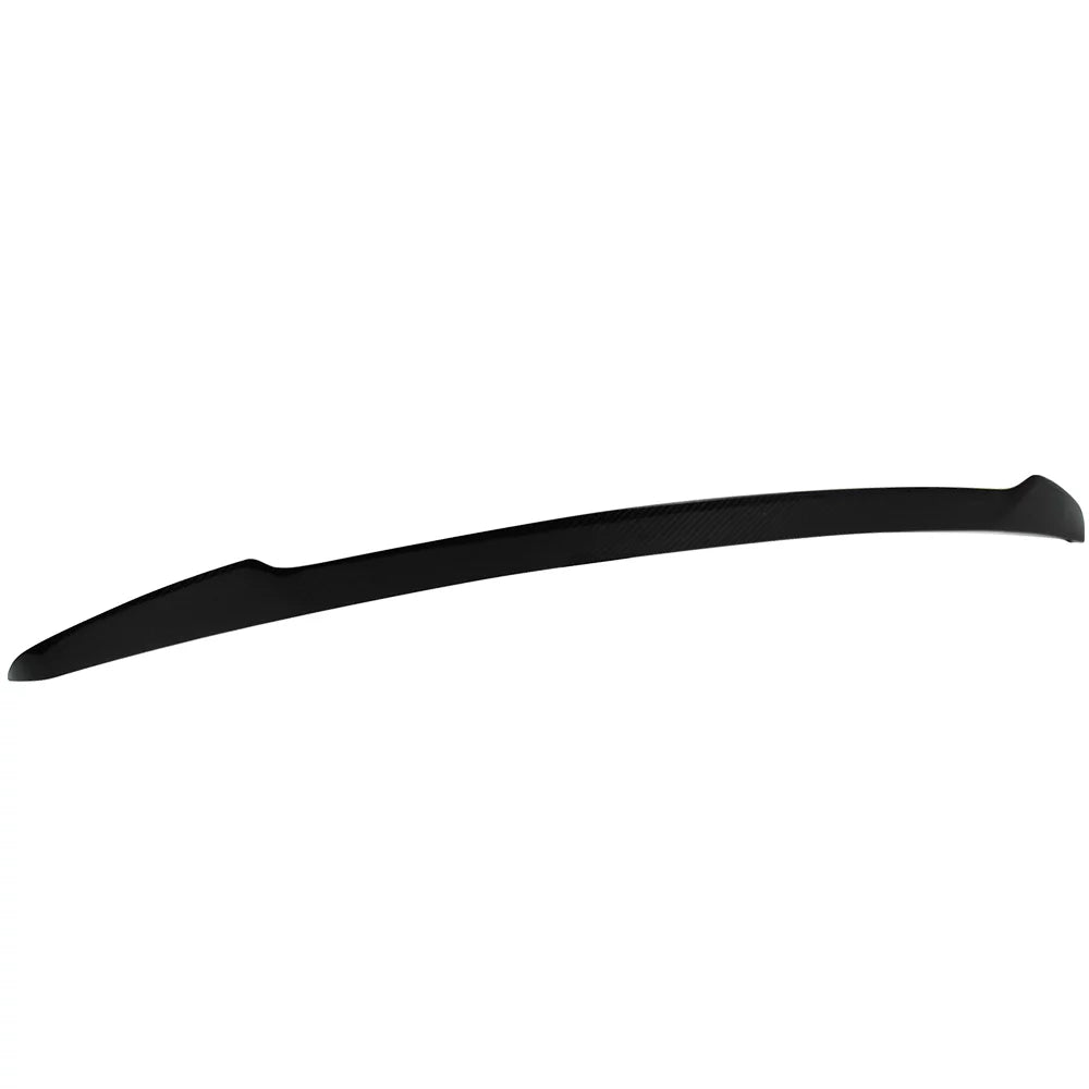 Ikon 2013 Motorsports Model Fiber Wing H with 2012 2015 Compatible Style CF - 2016 Rear Trunk Tesla 2017 2014 Carbon 2018 S Spoiler 12-23