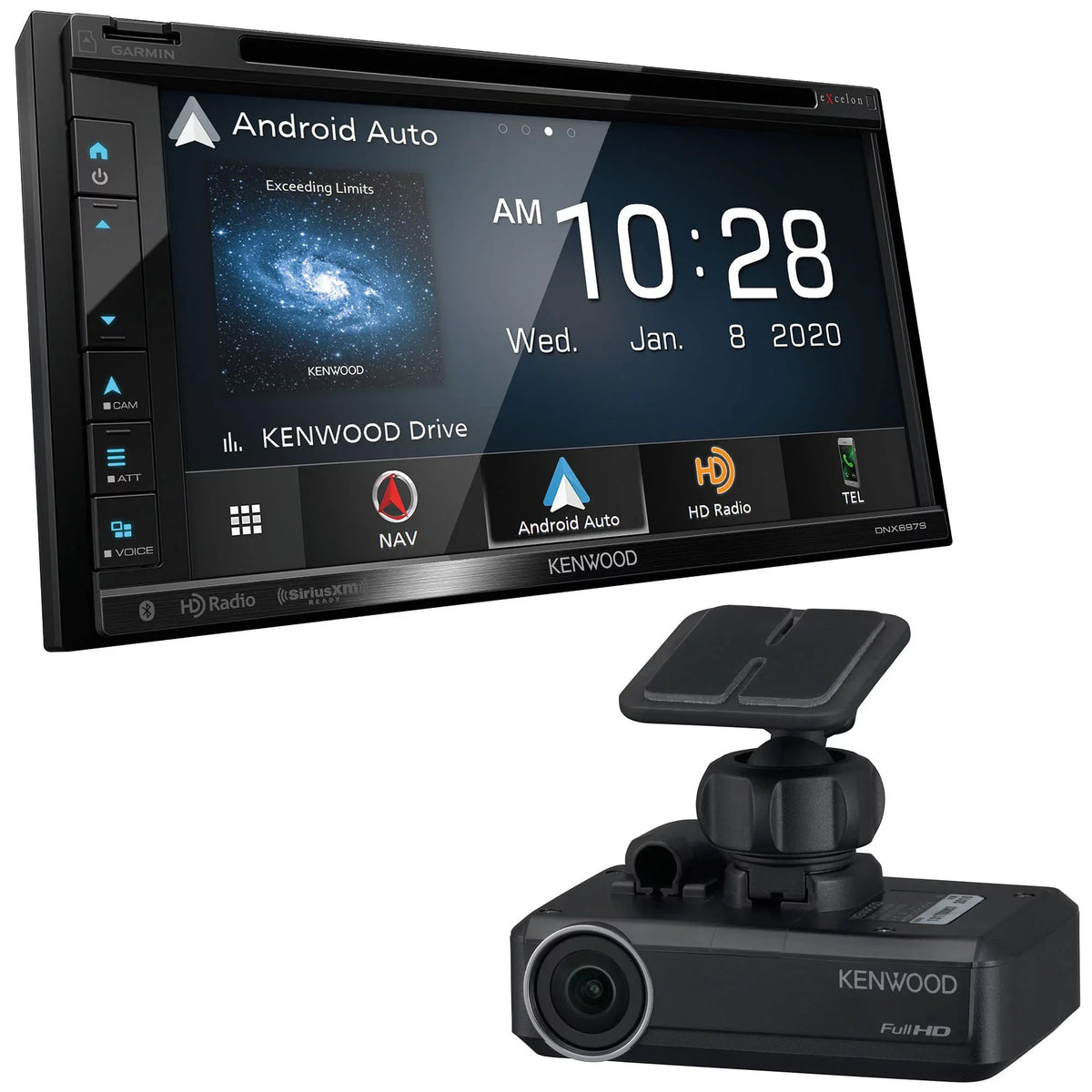 with Kenwood Receiver Compatible DNX697S & Drive Auto a With Kenwood Navigation DRV-N520 Android Apple Recorder CarPlay