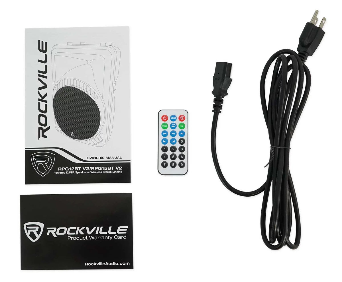 w/ Mic Headset Church System Speaker Sermons, 15" Sound Rockville Speeches For