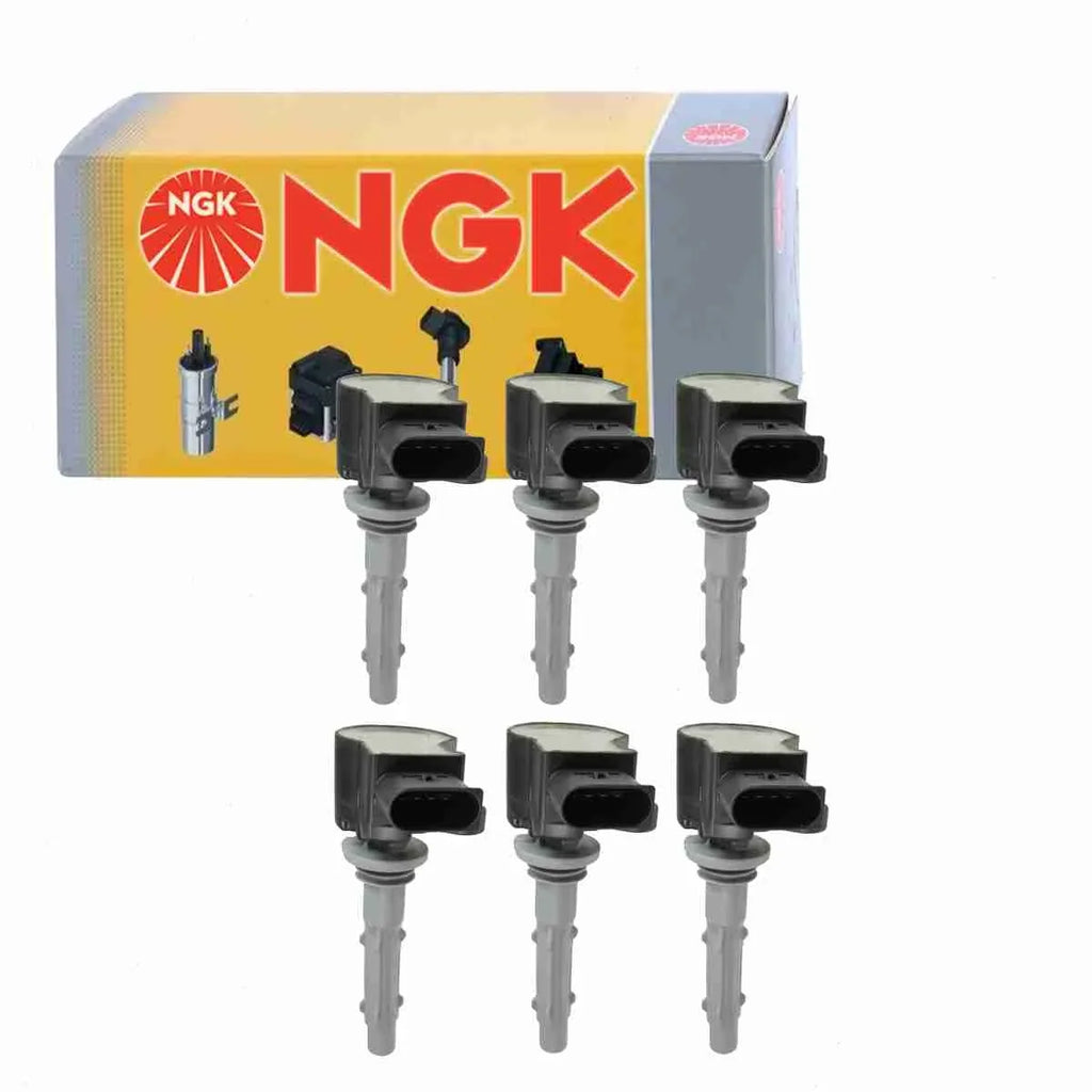 2008-2013 3.0L pc NGK 6 with V6 Ignition Mercedes-Benz 3.5L compatible Coils C300
