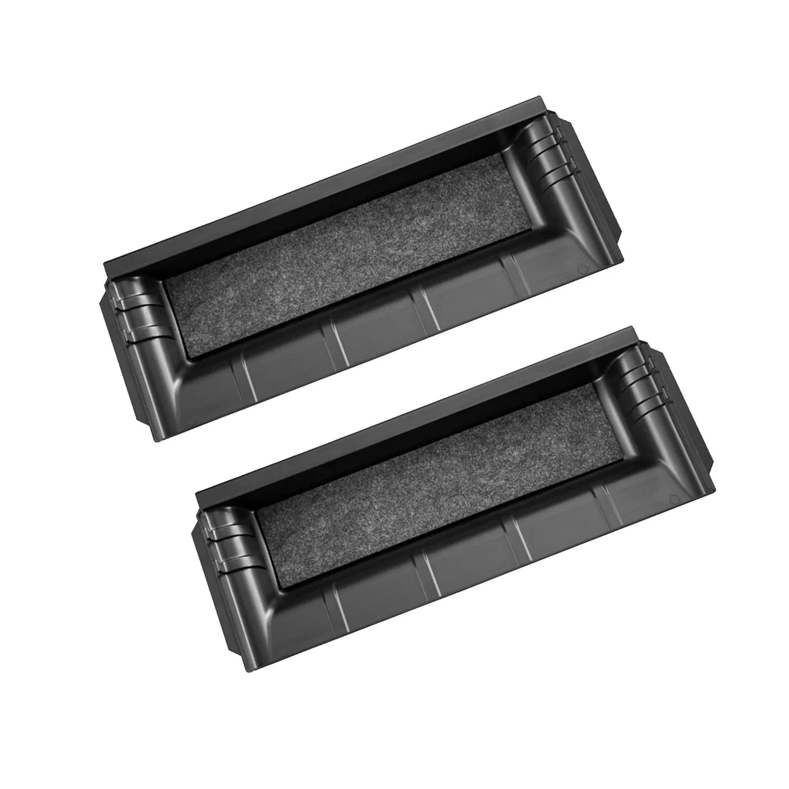 under Interior Accessories Decoration Storage 2Pieces Box Tray Car Hidden Seat Hidden