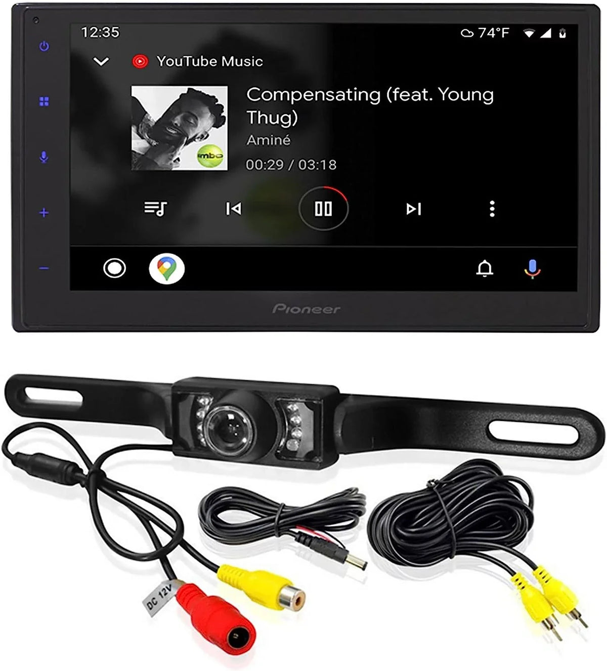 '+ Double DMH-1770NEX Bluetooth Camera Mechless Receiver DIN 6.8" Media Digital Pioneer