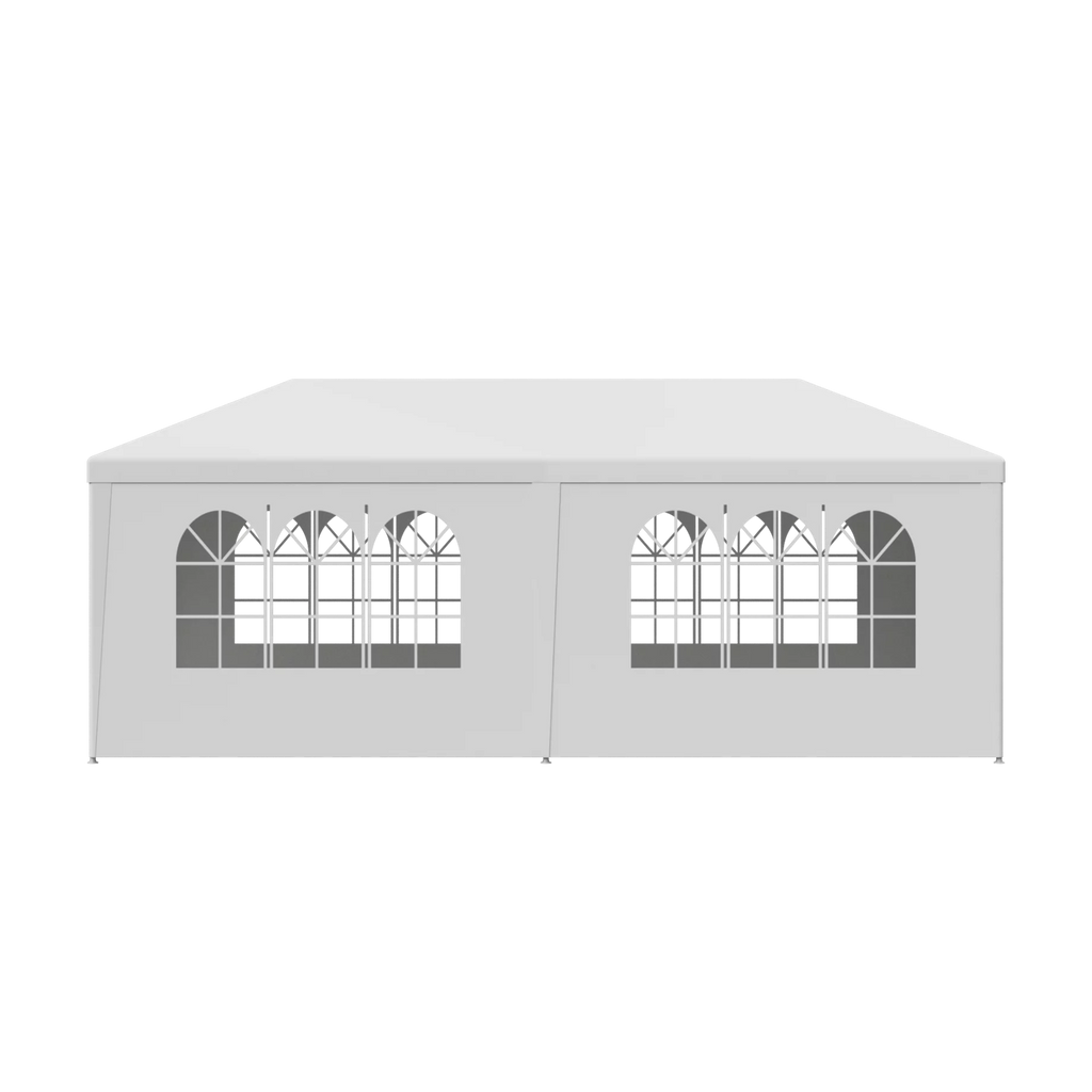 8.00, Zeny 10'x20' White Tent with Gazebo Event Outdoor Walls, Party Canopy Pavilion Side Wedding Canopies 6