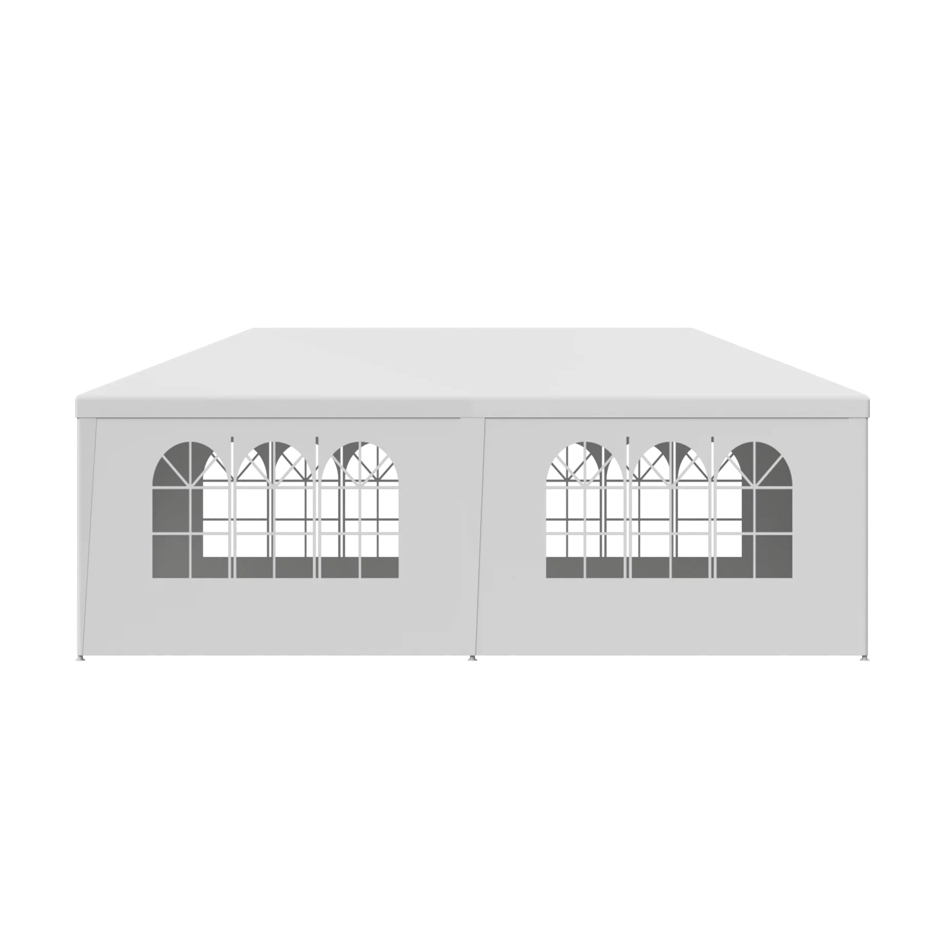 8.00, Zeny 10'x20' White Tent with Gazebo Event Outdoor Walls, Party Canopy Pavilion Side Wedding Canopies 6
