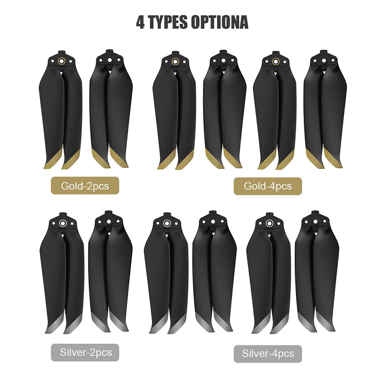 for Low Propeller Install MAVIC Drone AIR Disassemble Noise 2 Easy to 4pcs with Carevas Replacement