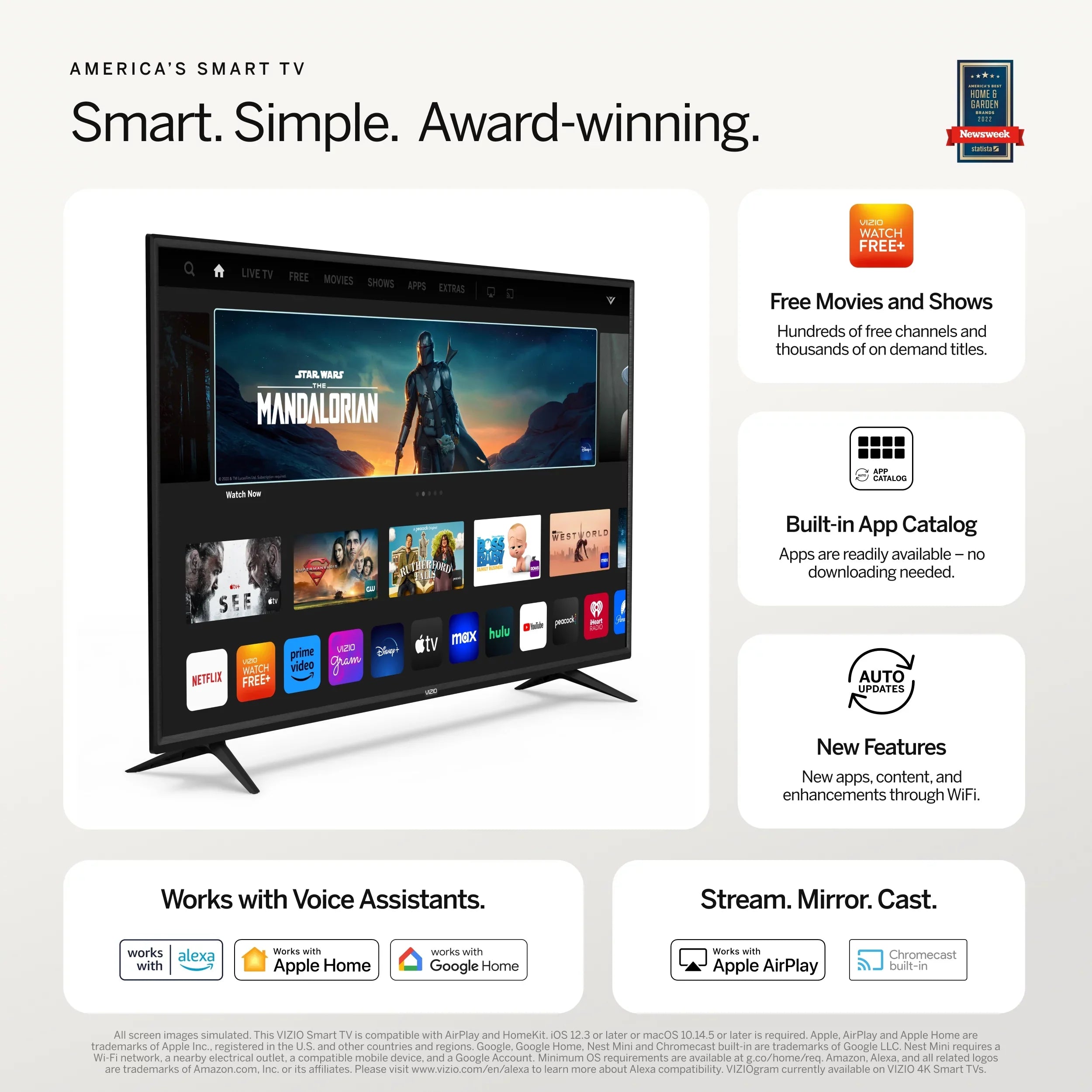 Smart 4K Series M55Q7-J01 M7 QLED 55" VIZIO TV HDR Class