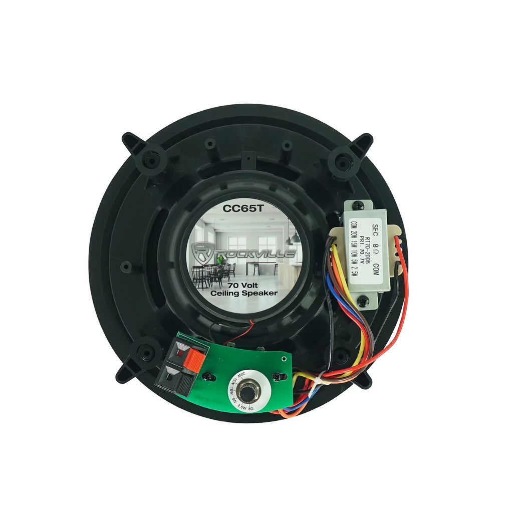 Pendant+Ceiling Speakers Office/Hotel 3.5" JBL 6-Zone Amp+(6) Black Cube+(2) for