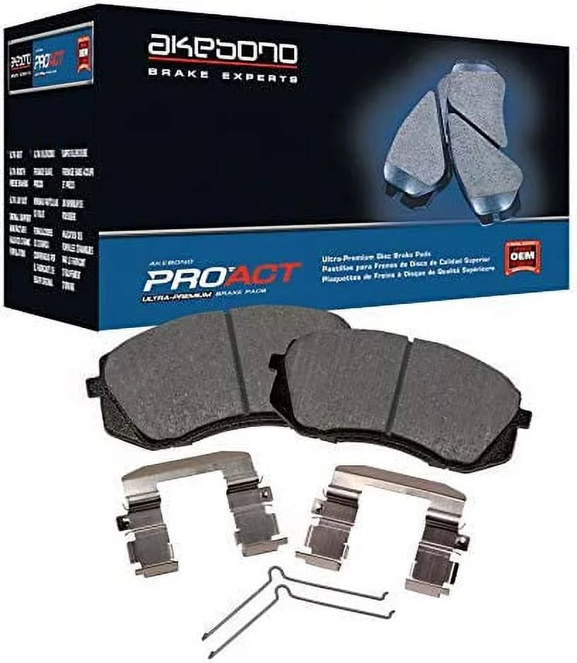 Ceramic Pilot Honda 2016 Ultra-Premium Fits PRO-ACT Set, Pad Brake Akebono
