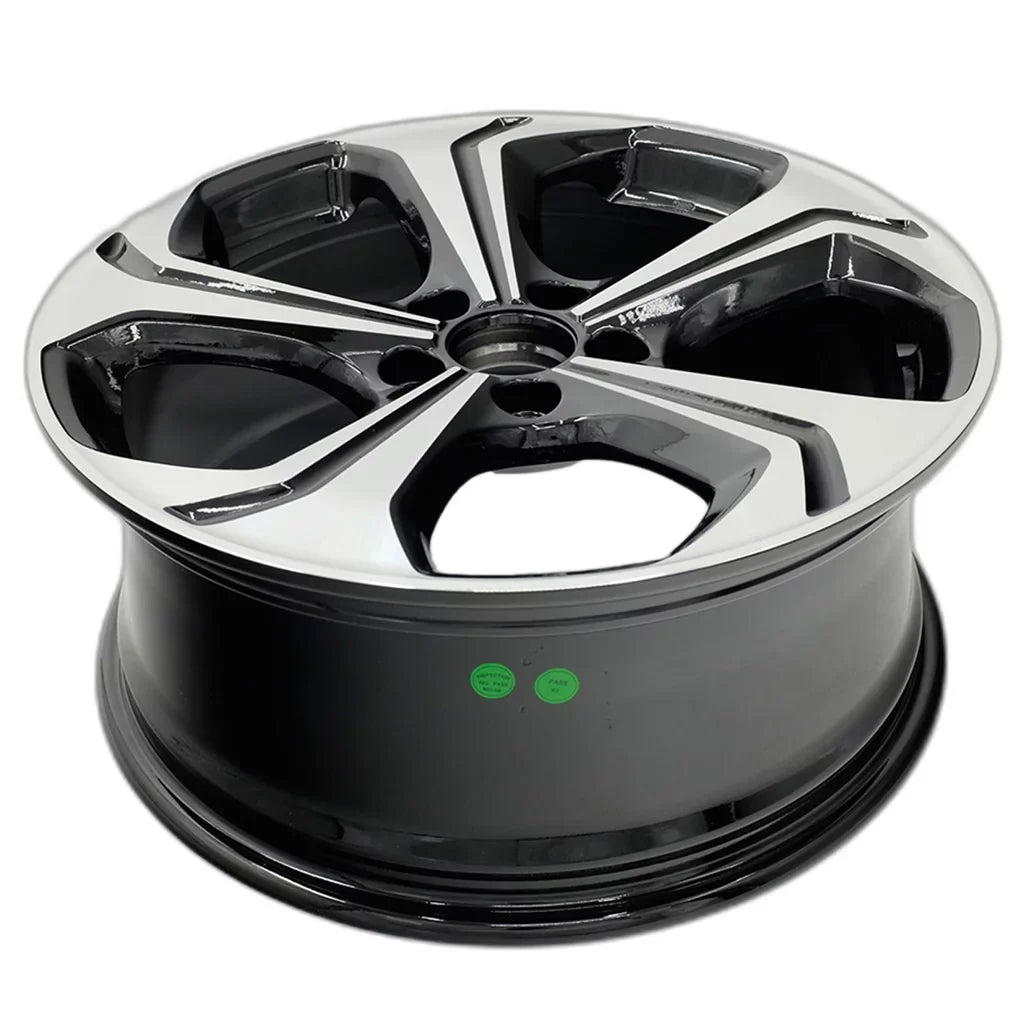 SET 2015 Replacement BLACK 18" OF Civic Machined Honda Wheels 18X7.5 For OEM Quality Rim 2014 4