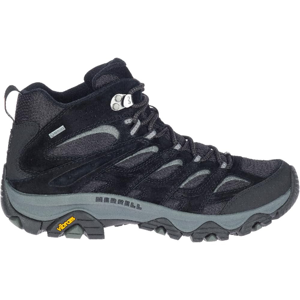 Grey, Men's Black Hiking Merrell 9 Boot, Modern