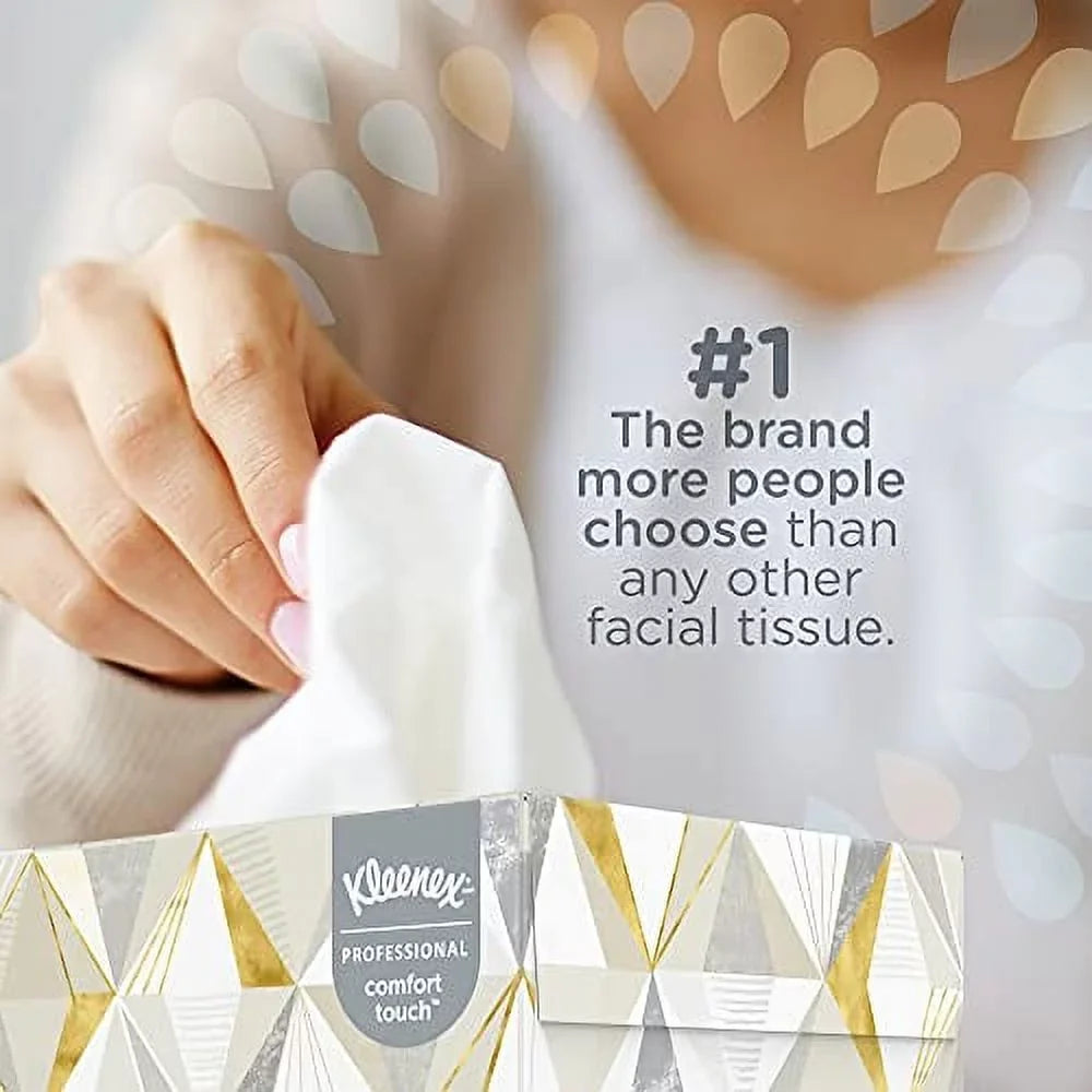 x Box, 8-2/5 Facial White, Kleenex per 8-3/5 Inch, 125 Count Tissue, 12 Tissues