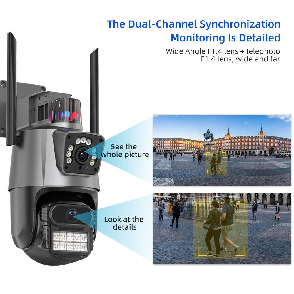 with PTZ Antenna Signal Never a for Moment JLLOM Maximum - Penetration Miss This Camera Enhanced Strength Dual