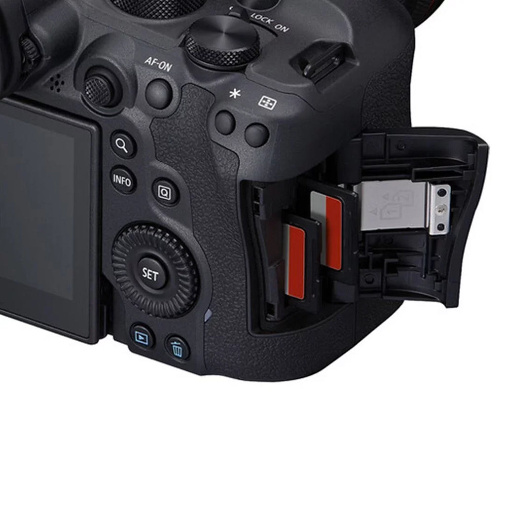 RF Bundle Mark Memory Card Lens Camera R6 Case EOS + Flash + Accessory ZeeTech 128GB Mirrorless + 24-105mm SanDisk with II Canon LED +