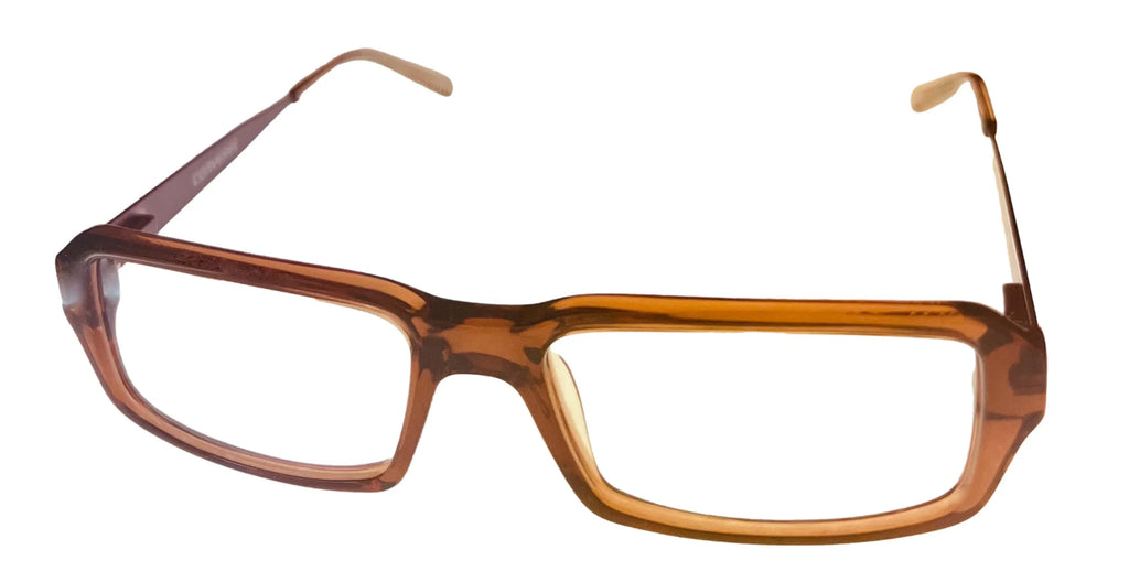 Eyeglass Frame Converse Brown Digital Soft Rectangle Ophthalmic Mens Plastic