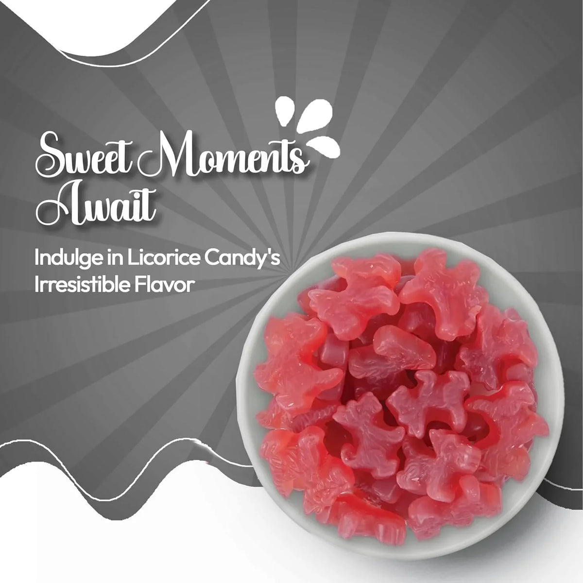 '- Candy Lovers 8 Red Ounce Licorice Strawberry Red Old - - Dogs Licorice Liquorice - Bulk Candy Scottie Candy Sweet Australian Candy Licorice For - Licorice Fashioned