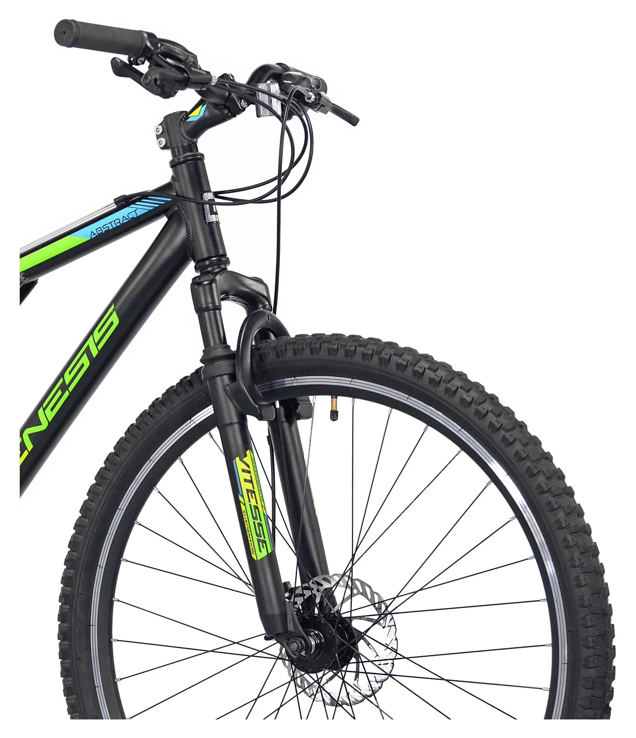 29" Mountain Men's Genesis Abstract Black Bike,