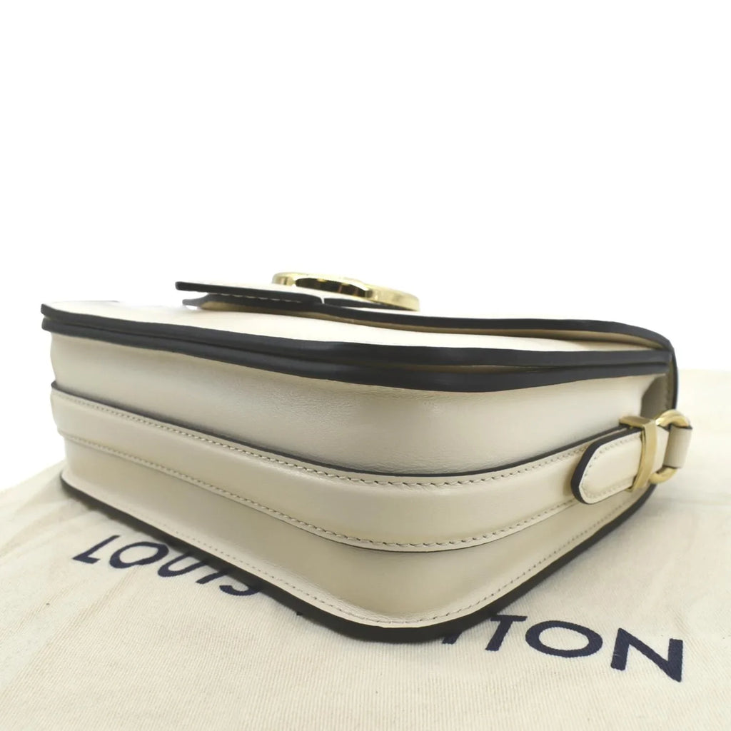 Shoulder Creme Leather LOUIS Calfskin 9 Pont Bag VUITTON Pre-owned