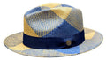 Navy Designer Capelo Men Straw CU401 Cognac Bruno for Hat