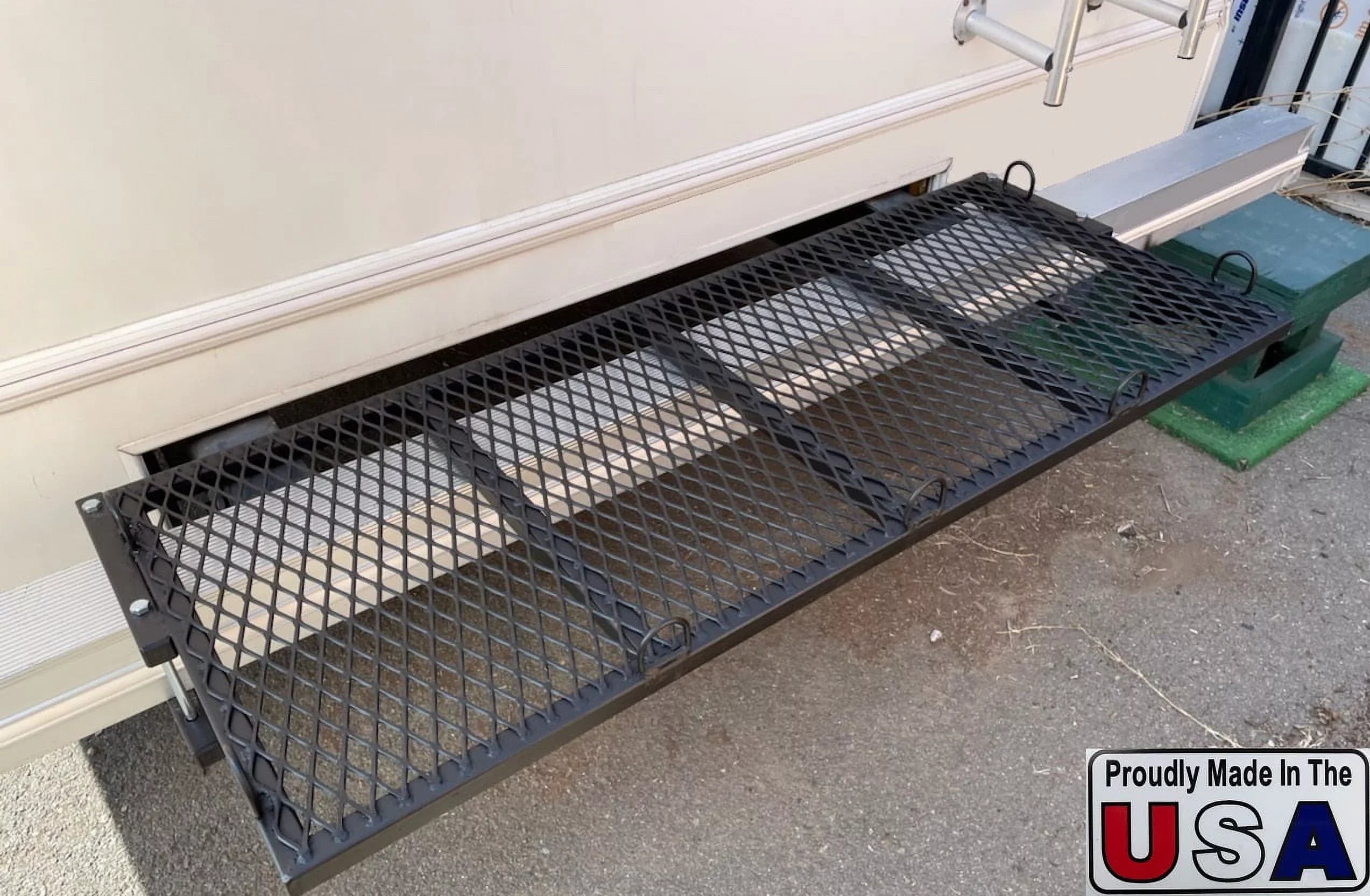 20" Campers Heavy with Rugged The Lite Bumper x Steel Made Duty Finish Truck Rack RV Storage 40" USA EZ Bed in