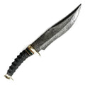Jungle Damascus Knife- High 13 Hunting Carbon Steel-