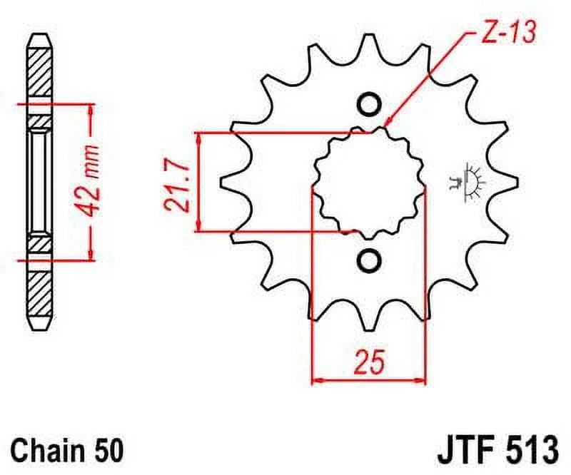 & Sprockets JT Rear for Kit 78-91 Sproket 2J2,48U,4E6,4F9,1RU,48T,3EB1 YAMAHA SR500 Front