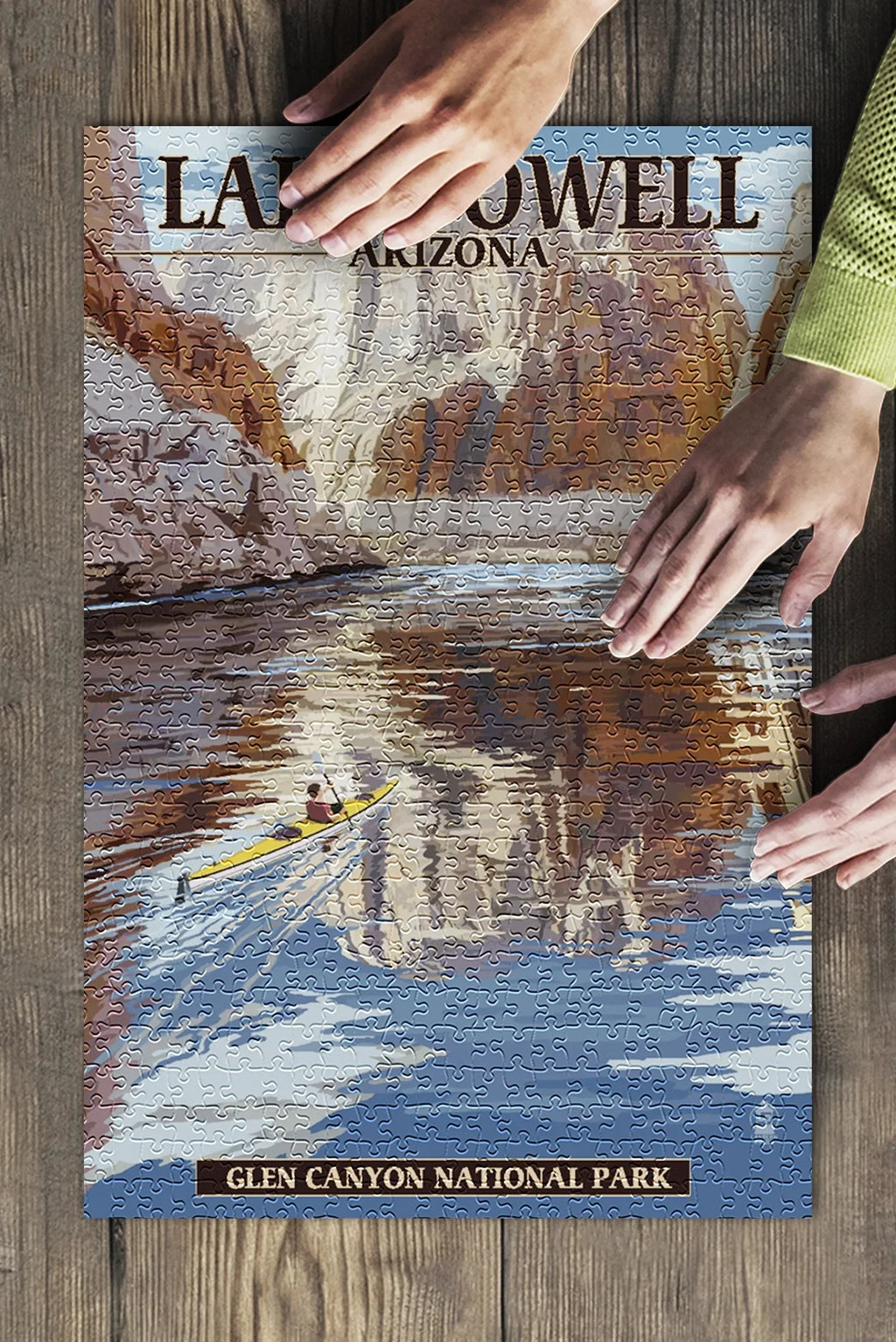 in Glen Jigsaw inches, Canyon Premium Family, and Piece Lake for USA) Adults Puzzle 500 Made Arizona, Powell, (19x27 National Park