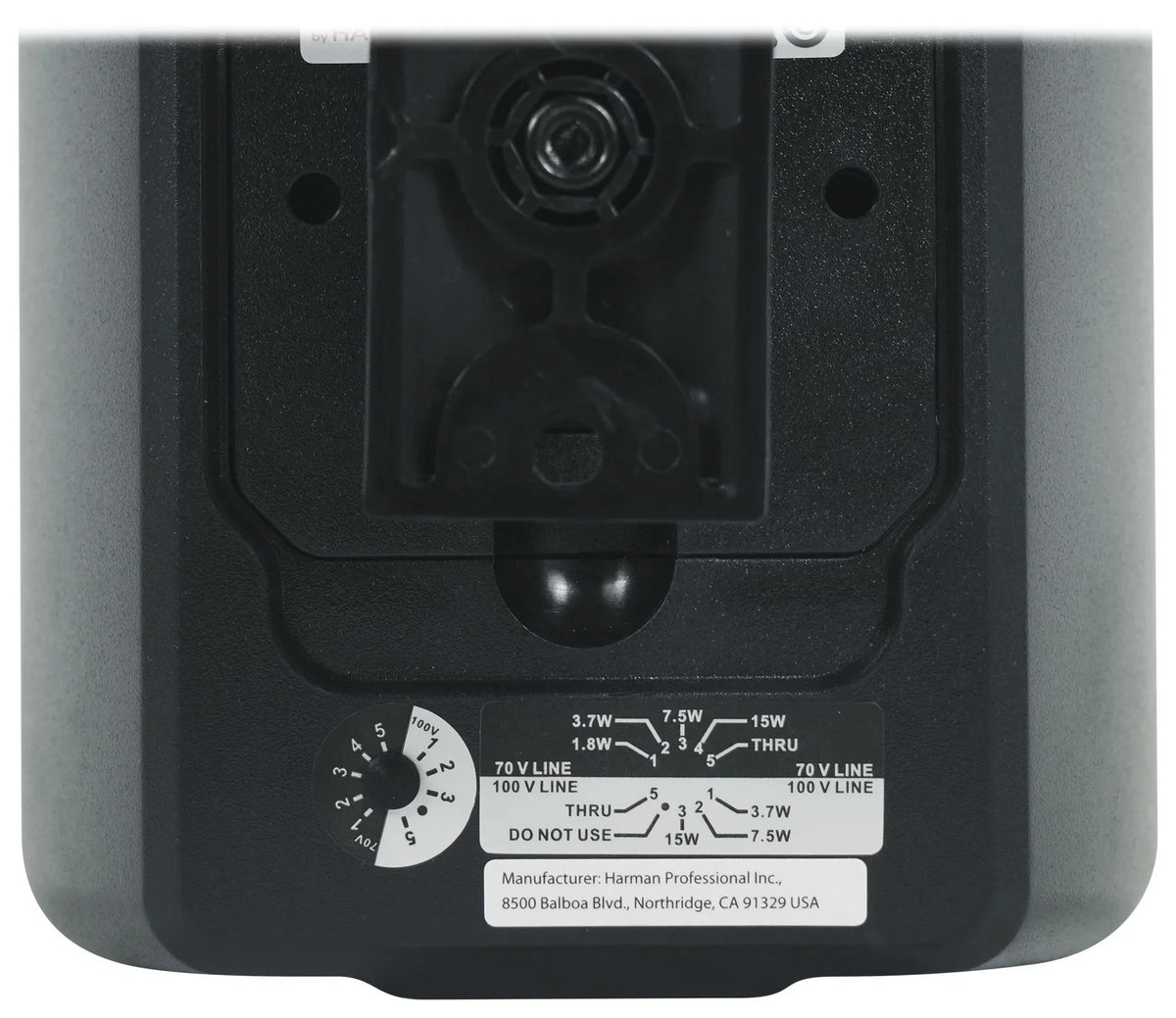 Control 23-1 JBL 70v Amp Black + Wall Commercial 3" (8) Indoor/Outdoor Speakers