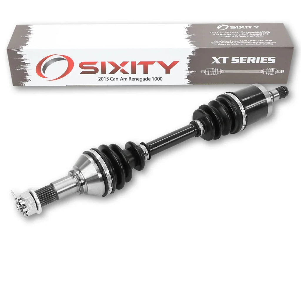 1000 - 4X4 Can-Am Axle XXC EFI-STD Renegade XT with compatible Front Sixity 2015 Left