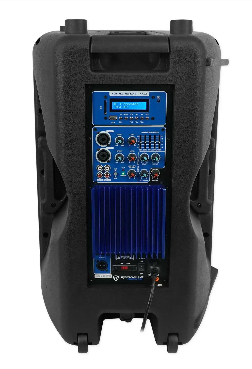 w/ Mic Headset Church System Speaker Sermons, 15" Sound Rockville Speeches For