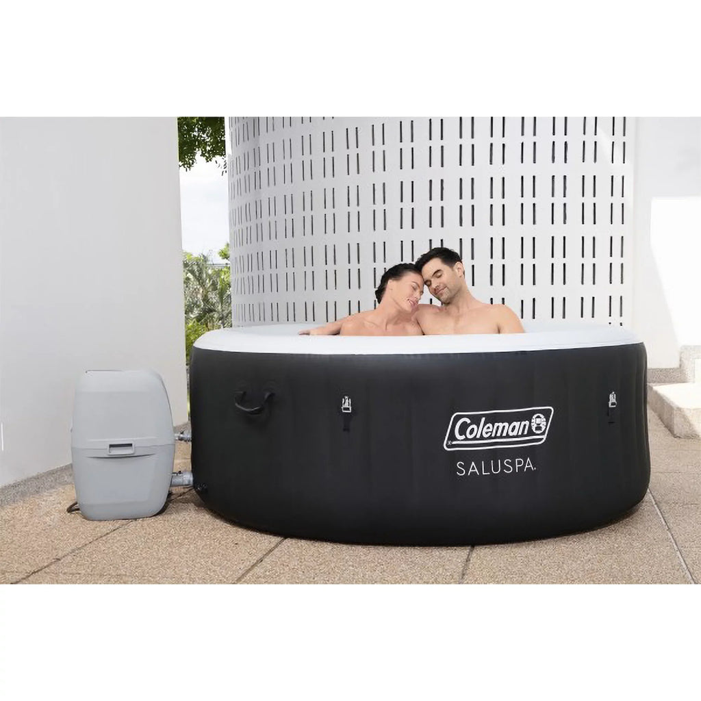 Person Inflatable Hot 12 Spa Tub Coleman Cartridges 4 SaluSpa with Filter