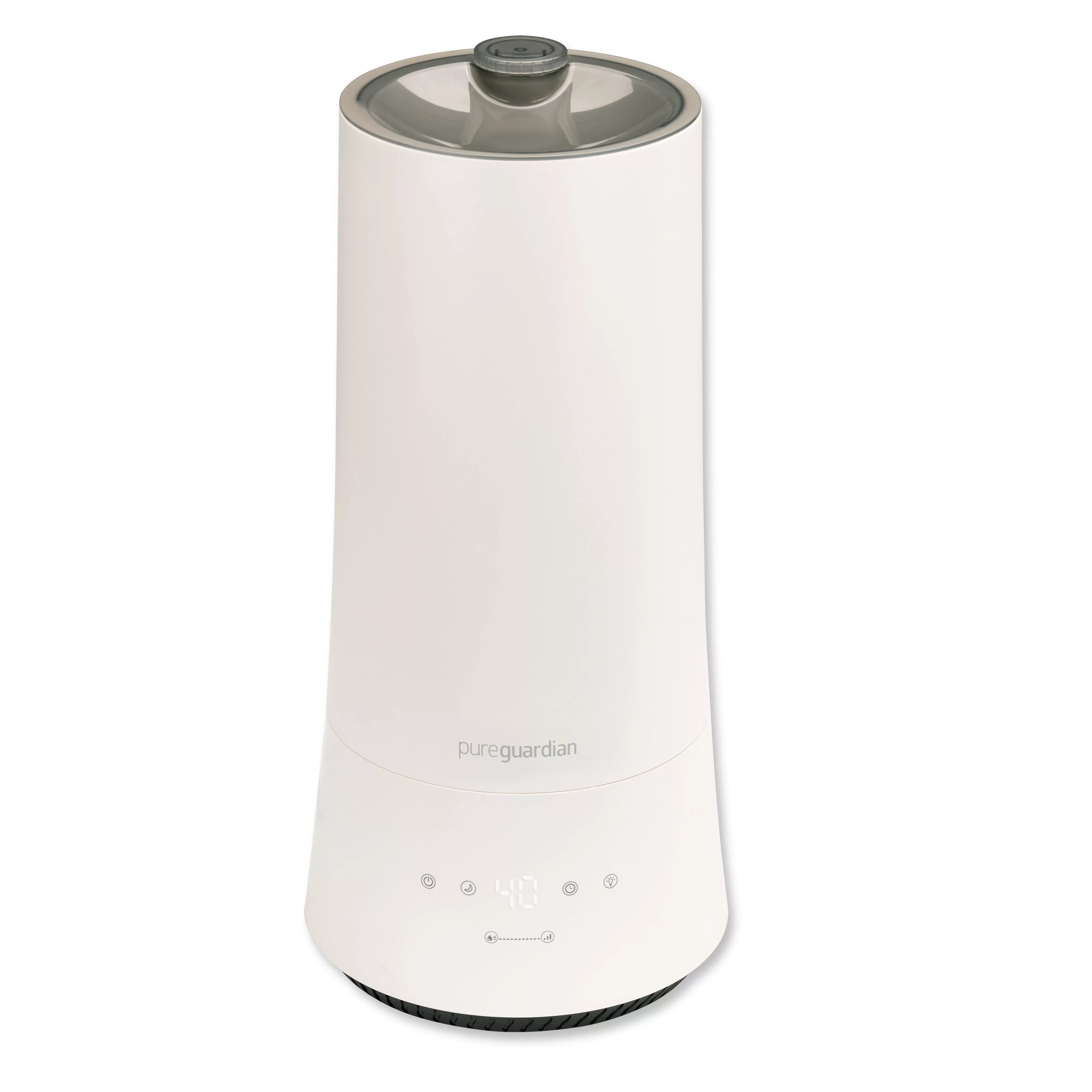 Mist 1.6 with 90-Hour 420 Sq. H997W Cool ft. Ultrasonic Humidifier Gallon PureGuardian Humidistat,