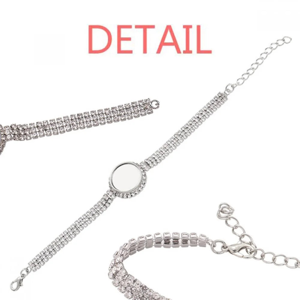Jewelry Bracelet Mexico Sun Drawing Red Totems Diamond Tennis Anklet Chain Civilization Ancient