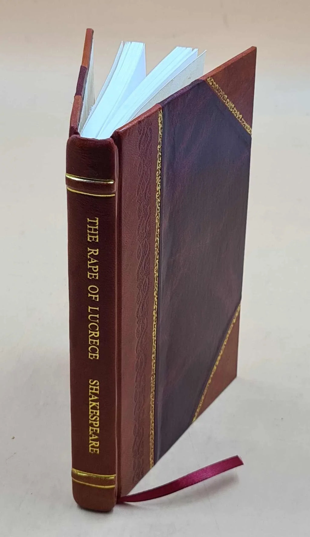 Charlotte rape by readings, ed., [Leather of introduction, Bound] glossary, The list Lucrece, by notes, William criticism, with Shakespeare; and selected variorum 1912 of Porter.