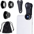 Lens - Kit Universal Cell Phone & / Macro in Angle Fish Camera Smartphones Lens in 3 for 1 1 Lens 2 Wide Eye Including