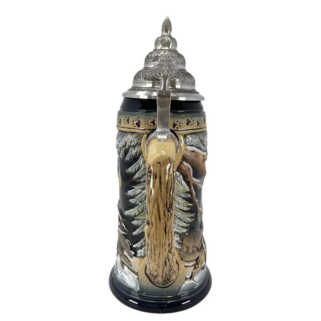 Beer .75 of Wolf Peak Pack Liter Pinnacle in Snow the Trading Wolves the Power German Stein