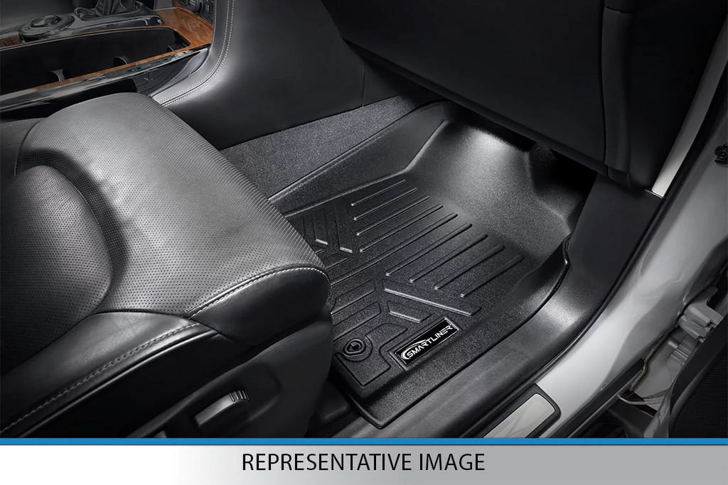 Mat Front Floor Black 1st Liner 2008-20 Grand Dodge Smartliner Row for Caravan