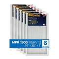 Healthy Furnace Allergen, (exact dimensions MPR x 1900, Filter, 29.81 Living x 13.81 14x30x1, AC 0.78) Ultimate Air 6-Pack Filtrete