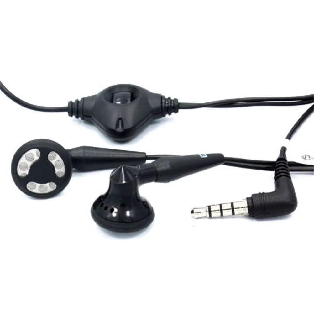 '- 3.5mm ThinQ Black G8 Nokia Headset 2 - S8 Motorola Samsung G6 LG X4 ThinQ, Play, Leather Earphones S9, Handsfree X 8 Droid for L5K - Galaxy Moto G7 w One, Edge S7 Case OEM Play Maxx G7