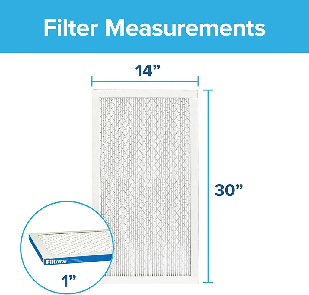 Healthy Furnace Allergen, (exact dimensions MPR x 1900, Filter, 29.81 Living x 13.81 14x30x1, AC 0.78) Ultimate Air 6-Pack Filtrete