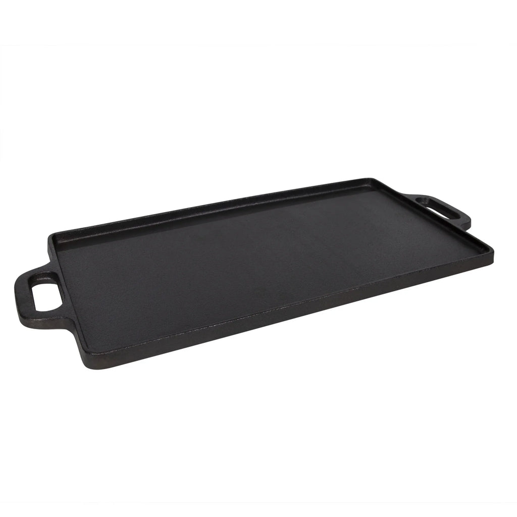 Stansport with Reversible Surface Griddle Pre-Seasoned Cast Iron Cooking