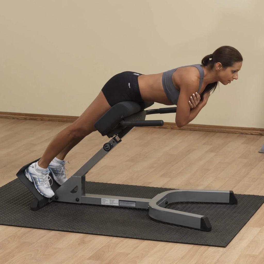Exercise 45 Bench & Pads And Machine Back - Adjustable Abdominal Home Gym For Hyperextension Thick Support With Degree