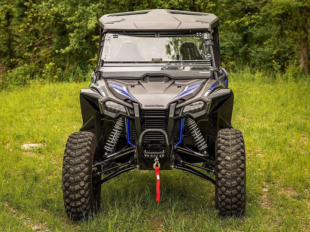 Winch Heavy Install! Ops SuperATV Kit 2020+ for Winch Ready Black Honda Duty 2019+ 3500 1000X 1000R Mounting Complete lb 1000X-4 Talon / with Talon Plate Included lb. Winch for 3500