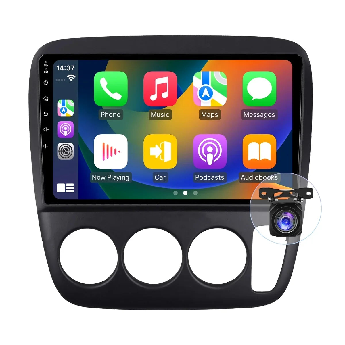 For Stereo CRV 1997-2001 Radio Android13 WIFI CAM 4-64GB Car Carplay GPS Honda